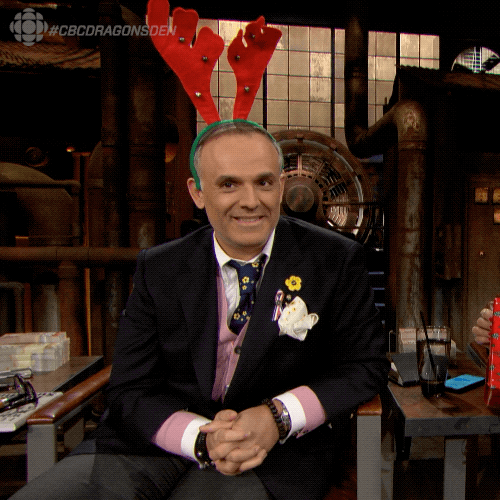 Excited Merry Christmas GIF by CBC
