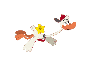 Star Bird Sticker