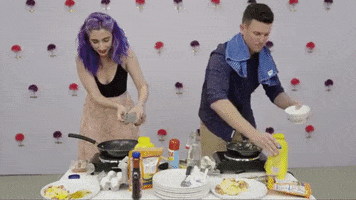confused food challenge GIF by evite