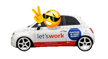 Let's Work Sticker