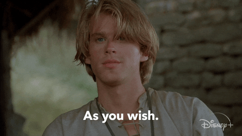 As You Wish Cary Elwes GIF by Disney+ - Find & Share on GIPHY