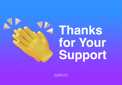 Thanks For Your Support Gifs Get The Best Gif On Giphy