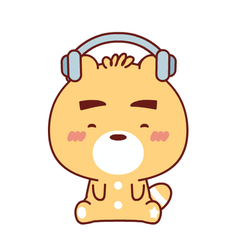 listening jamming out GIF by bluesbear