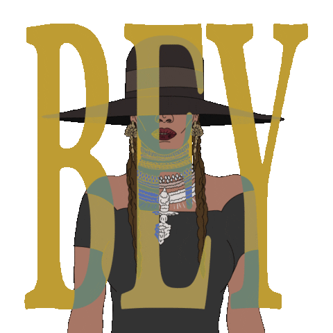 Beyonce Knowles Love Sticker by Dain Bramage for iOS & Android | GIPHY