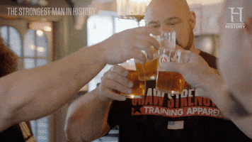 Eddie Hall Drinking GIF by HISTORY UK