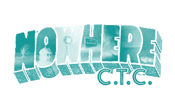A Town Named Nowhere Sticker by Crash The Calm