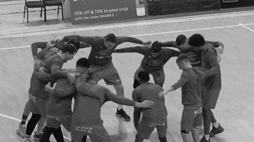 Team Bring It In GIF by Sheffield Sharks