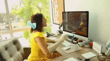 Surprise Didnt See You There GIF by Megan Batoon