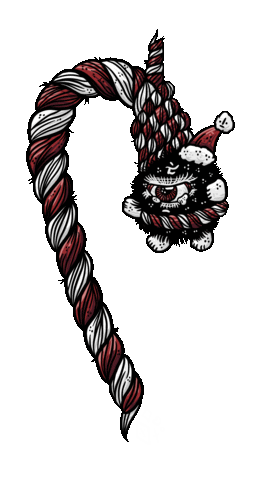 Sad Christmas Sticker by hollowist