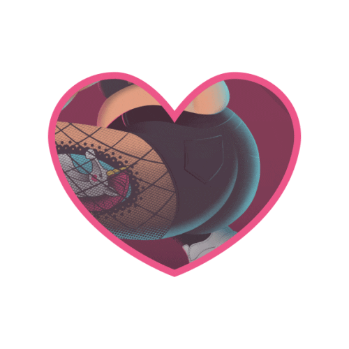 Audry Funk Sticker