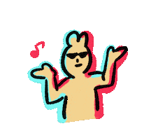 Happy Dance Sticker by poteito