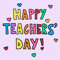 Teachers Day Rainbow GIF