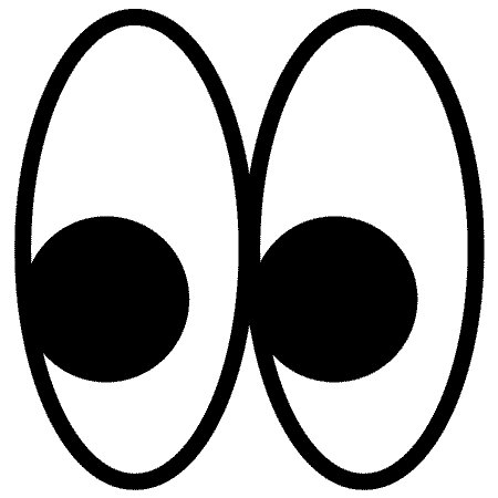 Eyes Look Sticker by Polar