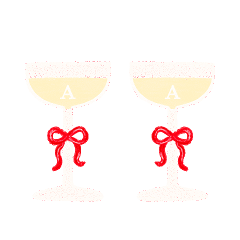 Cheers Bow Sticker by Anthropologie