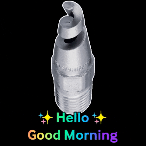 Good Morning Hello GIF by Spraying Systems Co