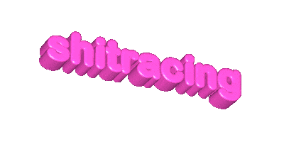Shitracing Sticker