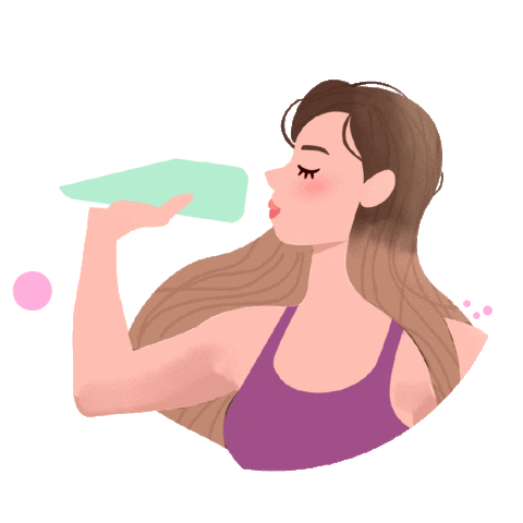 Agua Sticker by Nutricionista Andrea Esparza