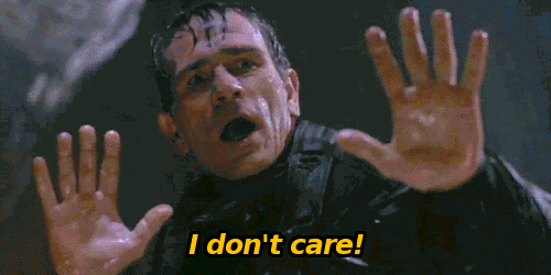 Tommy Lee Jones I Dont Care GIF - Find & Share on GIPHY