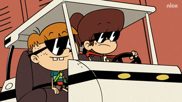 Driving The Loud House GIF by Nickelodeon