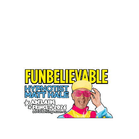 Fringe Festival Fun Sticker by Matt Hale Hypnotist