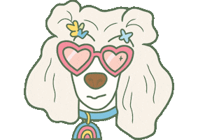 Dog Phoenix Sticker by Fairfax Poodles