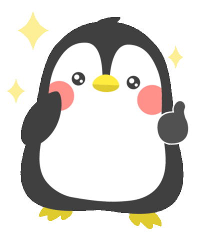 Penguin Love Sticker by Carbon Wallet