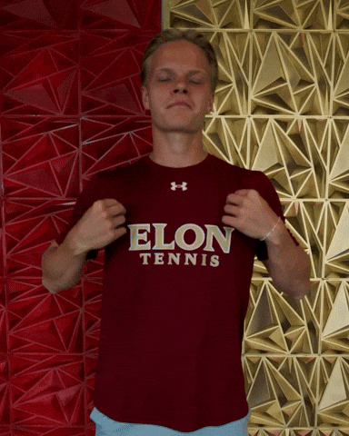 Elon Mens Tennis GIF by Elon Phoenix