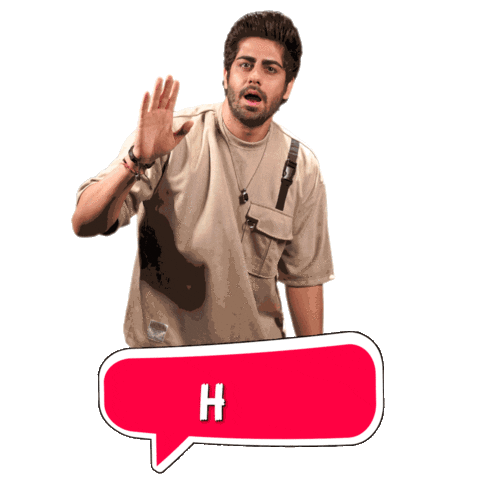 Whats Up Hello Sticker by Rrahul Sudhir