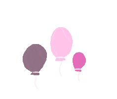 Balloon 手書き Sticker