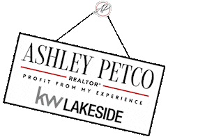Real Estate Sign Sticker by KW Lakeside Realtor Ashley Petco