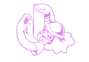 Vaf Sticker by San Benito Arts