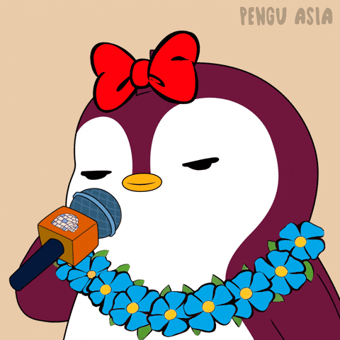Mic Speaking GIF by Pengu Asia