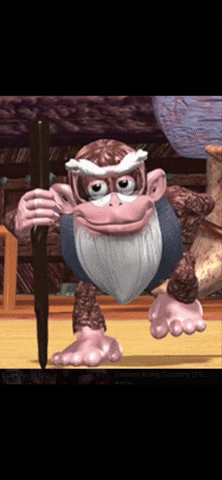 Crankykong Donkeykong Mario GIF