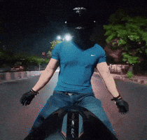 Biker Headwobble GIF