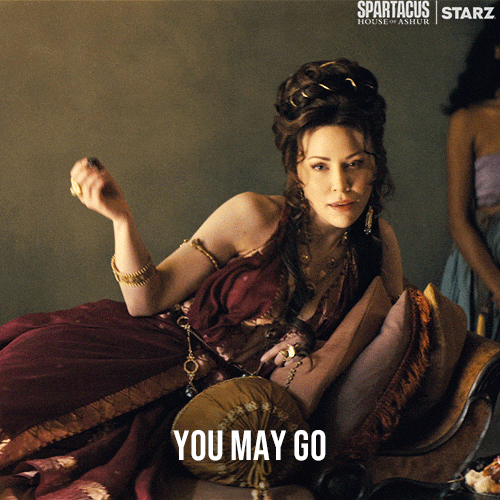 Over It Goodbye GIF by Spartacus