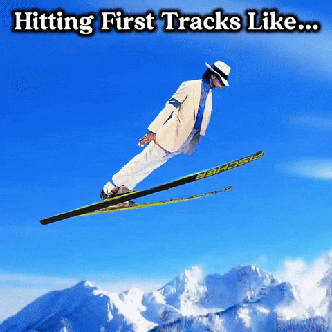 Skijump Leaning GIF
