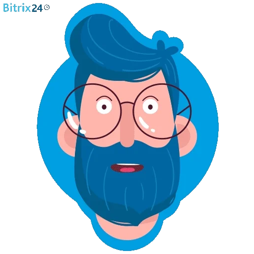 Oh My God What Sticker by Bitrix24