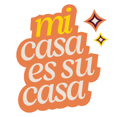 Mi Casa Es Su Casa Sticker by esmekoenders