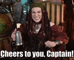piratesparley beer cheers toast captain GIF