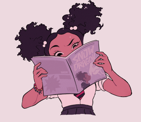 Comic Con Girl Reading GIF by Thought Bubble Festival - Find & Share on GIPHY