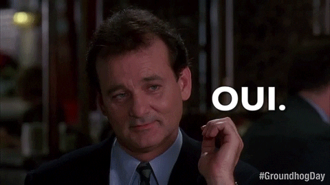 French Yes GIF by Groundhog Day - Find & Share on GIPHY