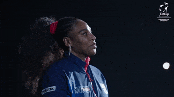 Wave Smile GIF by Fed Cup by BNP Paribas
