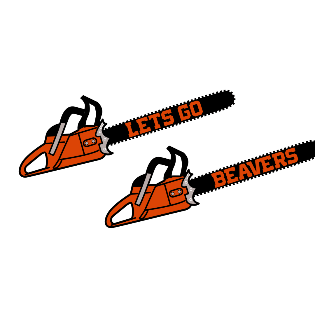 Oregon Chainsaw Sticker by OregonStateAthletics for iOS & Android GIPHY