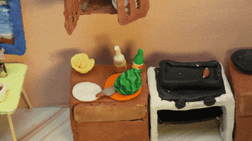 Cookingfunny food cooking stopmotion tiny GIF