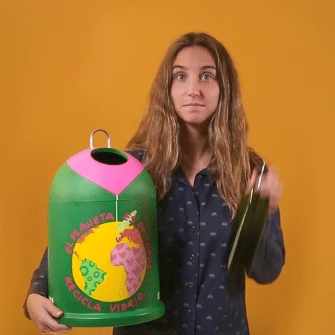 Ecovidrio planeta reciclaje reciclar vidrio GIF