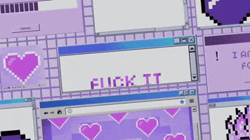 Fuck It I Love You Pixel GIF by nettwerkmusic