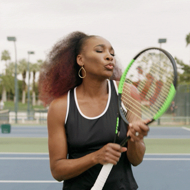 Venus Williams Kiss GIF by Wilson Tennis