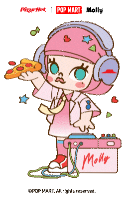 Dj Molly Sticker by PizzaHutID