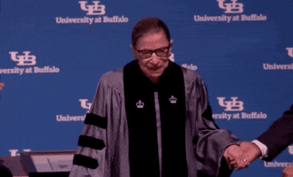 Ruth Bader Ginsburg Wait A Minute GIF by GIPHY News