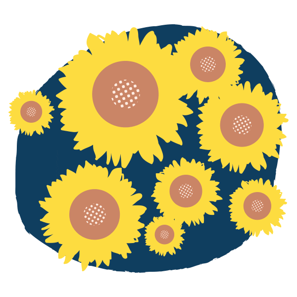 Sun Sunflower Sticker by Menos 1 Lixo